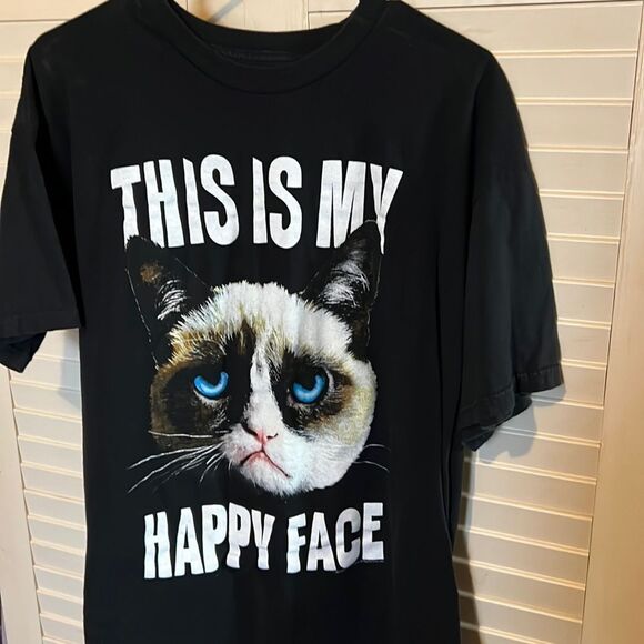 Grumpy Cat T-shirt 2013 Black Size Extra Large - Picture 1 of 3